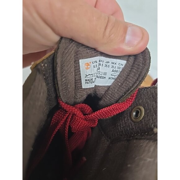 Timberland Women's A1R3G Ellendale Waterproof Chukka Boot Brown Size 8.5M - Picture 4 of 9